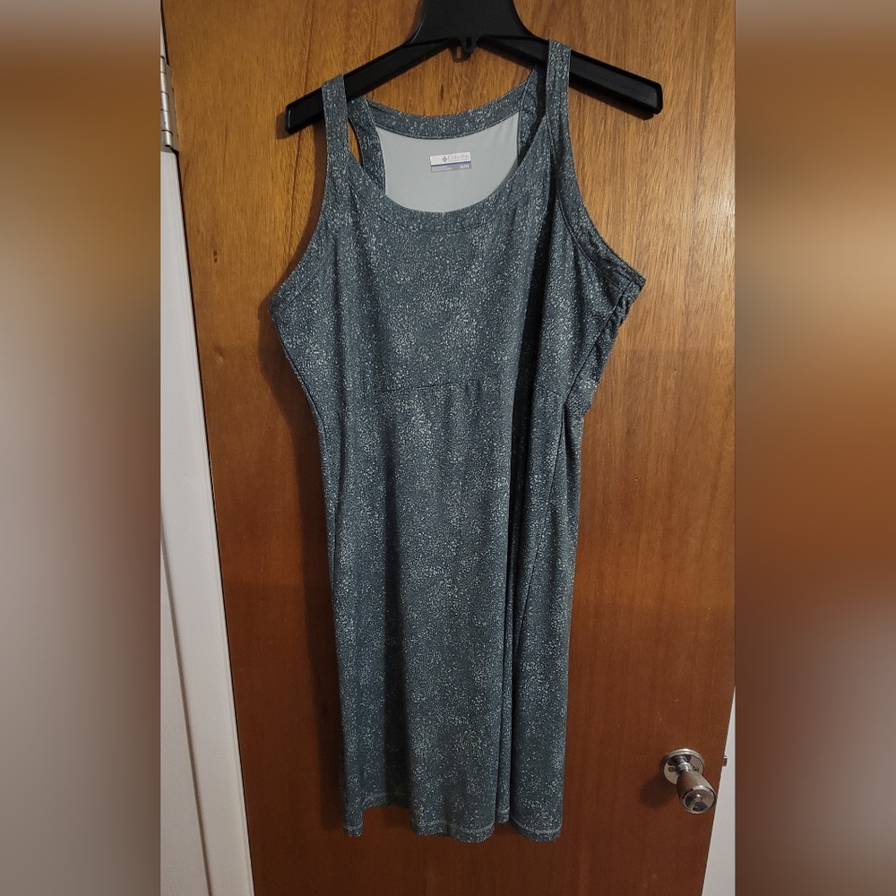 Columbia Greenish Gray Midi Dress